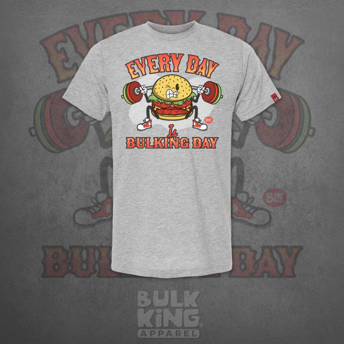 PLAYERA EVERY DAY IS BULKING DAY, REGULAR