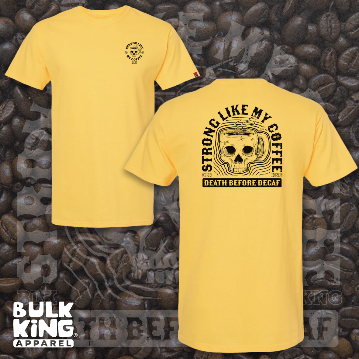 PLAYERA STRONG LIKE MY COFFEE, CORTE REGULAR