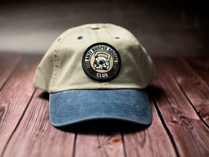 Gorra Deslavada Beige / Azul