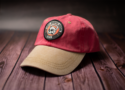 Gorra Deslavada Coral / Caqui