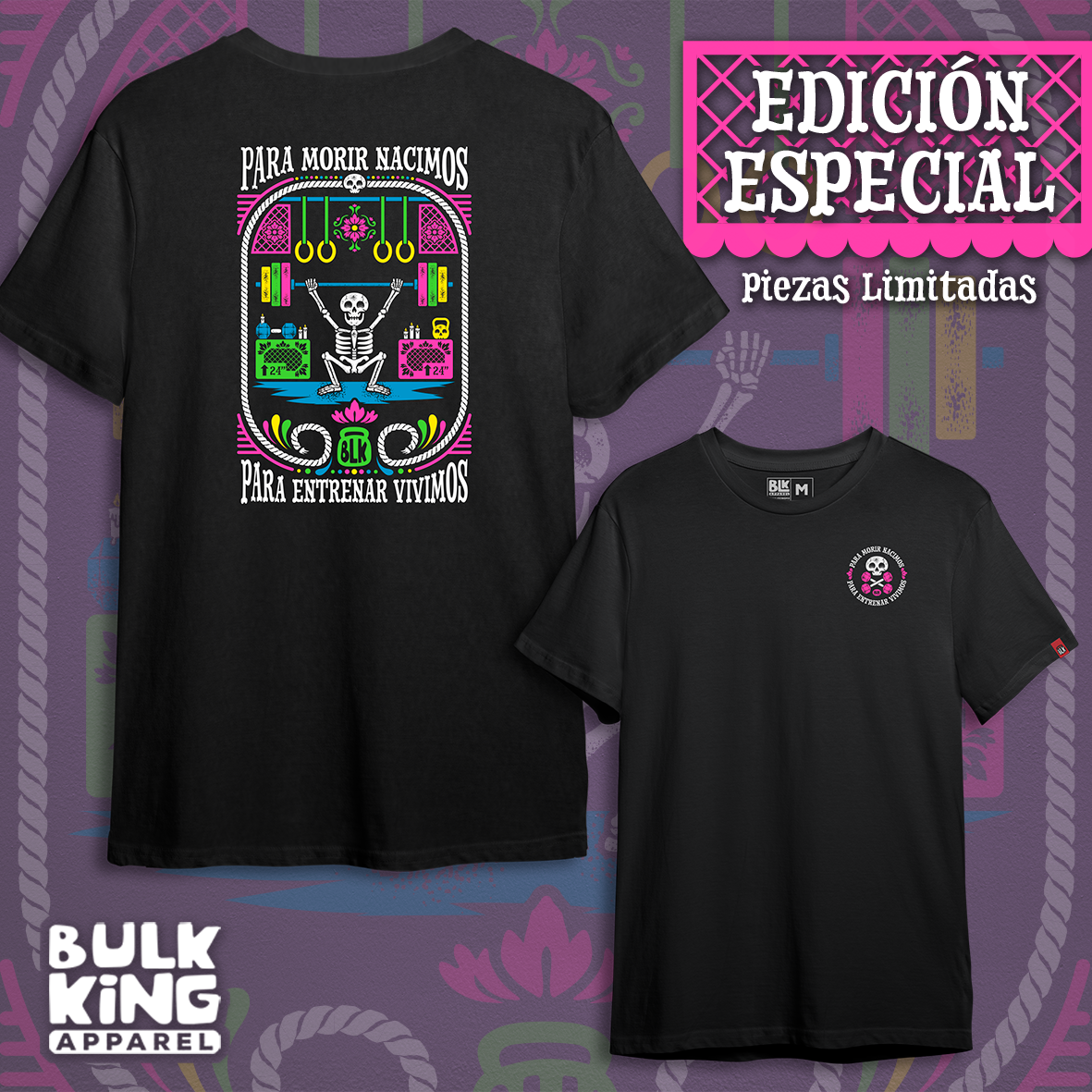 PLAYERA DIA DE MUERTOS UNISEX