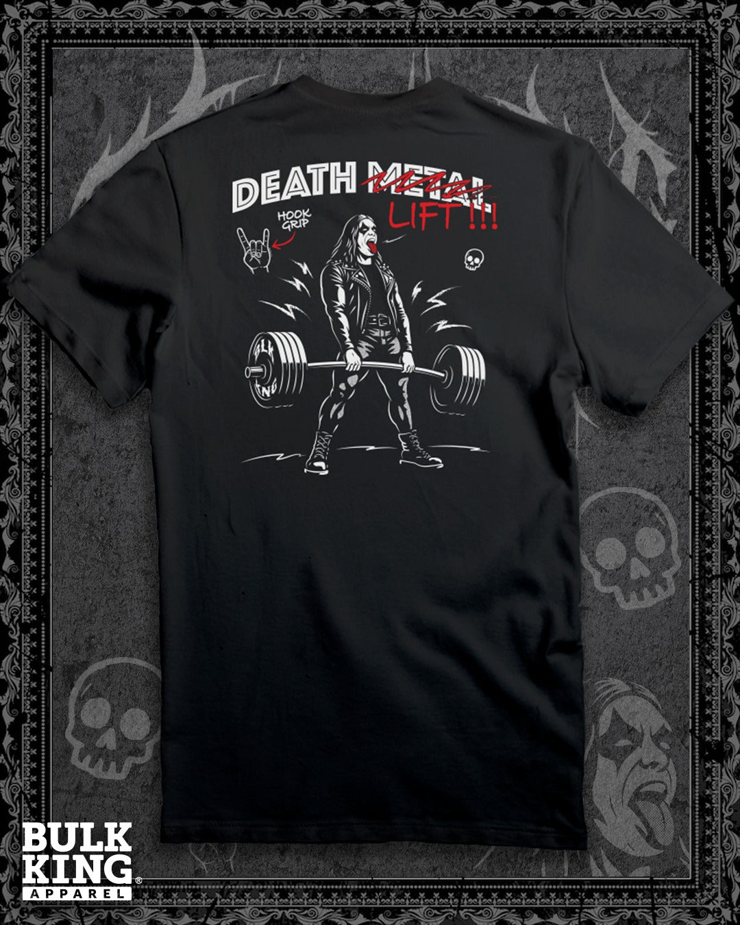 Playera Death M̶e̶t̶a̶l̶ Lift!, Corte Refular Unisex